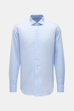 Guglielminotti  - Herren - Casual Hemd Haifisch-Kragen hellblau