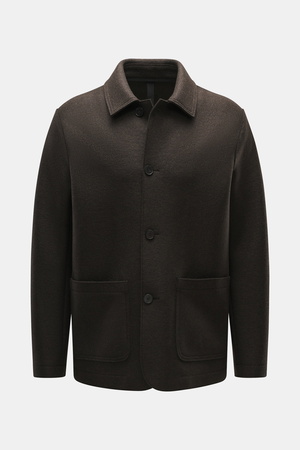 Harris Wharf London   - Herren - Wolljacke dunkelbraun