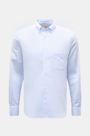 Officine Generale Officine Générale - Herren - Oxford-Hemd Button-Down-Kragen weiß/hellblau gestreift