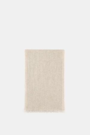 19 Andrea’s 47  - Herren - Cashmere Schal sand/hellgrau gemustert