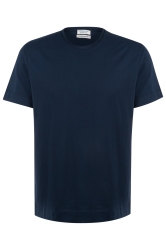 Herren T-Shirt Marine Blau grau