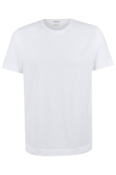 Herren T-Shirt Natur Weiss grau