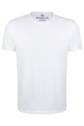Herren T-Shirt Weiss grau