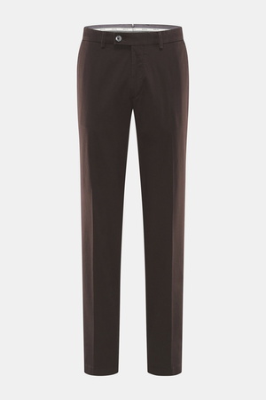 Hiltl  - Herren - Baumwollhose 'Parma' dunkelbraun