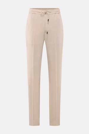 Incotex Venezia Incotex - Herren - Jogpants beige meliert