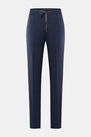 Incotex Venezia Incotex - Herren - Jogpants dunkelblau meliert