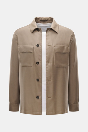 Incotex Venezia Incotex - Herren - Overshirt braun
