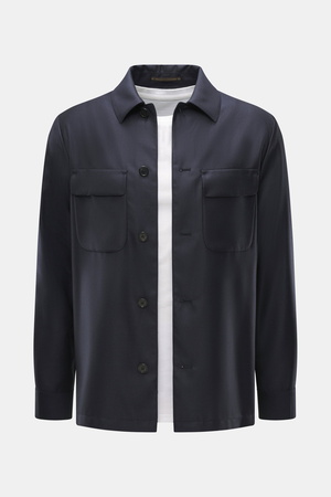 Incotex Venezia Incotex - Herren - Overshirt navy