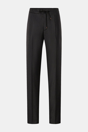 Incotex Venezia Incotex - Herren - Woll-Jogpants anthrazit