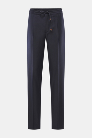 Incotex Venezia Incotex - Herren - Woll-Jogpants navy