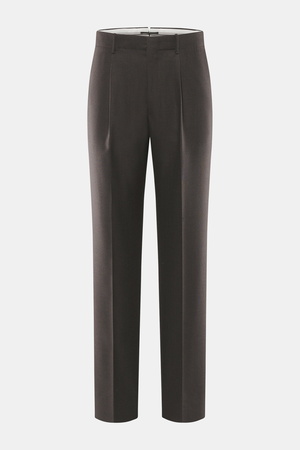 Incotex Venezia Incotex - Herren - Wollhose dunkelbraun meliert
