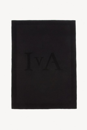 Iris von Arnim Cashmere Decke 180x135 - BLANKET schwarz