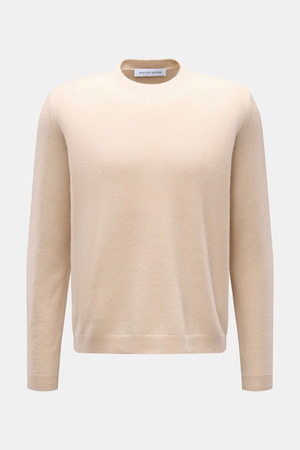 Iris von Arnim  - Herren - Cashmere-Seide Rundhalspullover 'Amiro' beige