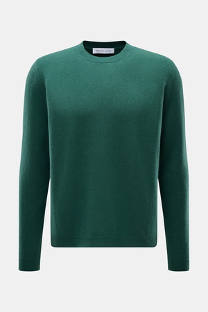 Iris von Arnim  - Herren - Cashmere-Seide Rundhalspullover 'Amiro' grün