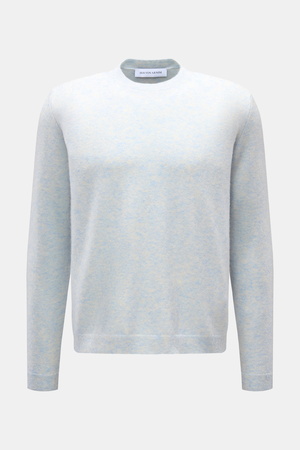 Iris von Arnim  - Herren - Cashmere-Seide Rundhalspullover 'Amiro' pastellblau meliert