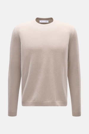 Iris von Arnim  - Herren - Cashmere-Seide Rundhalspullover 'Amiro' sand