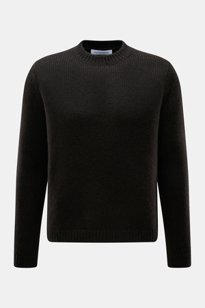 Iris von Arnim  - Herren - Cashmere-Seide Rundhalspullover 'Felton' dunkelbraun