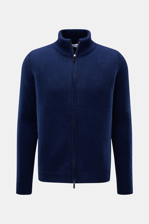 Iris von Arnim  - Herren - Cashmere-Seide Strickjacke 'Felias' dunkelblau