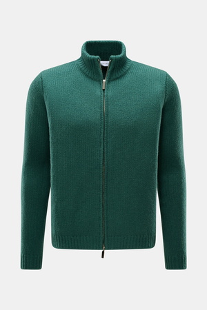 Iris von Arnim  - Herren - Cashmere-Seide Strickjacke 'Felias' grün