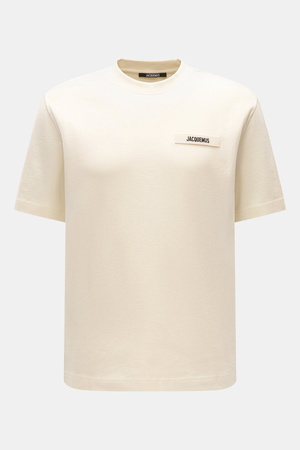 Jacquemus  - Herren - Rundhals-T-Shirt creme