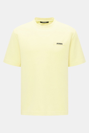 Jacquemus  - Herren - Rundhals-T-Shirt hellgelb