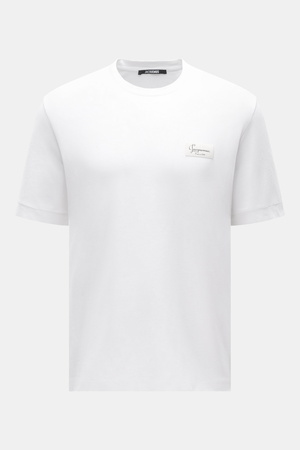 Jacquemus  - Herren - Rundhals-T-Shirt 'Le Montaigne MC' weiß