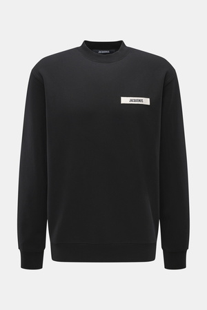 Jacquemus  - Herren - Sweatshirt 'Gros Grain' schwarz