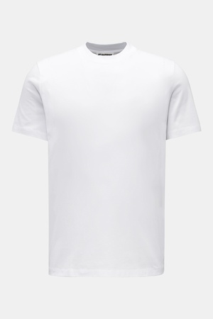 Jil Sander  - Herren - Rundhals-T-Shirt weiß grau