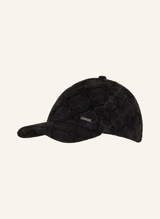 Joop!  Cap Aus Jersey Mit Samt schwarz