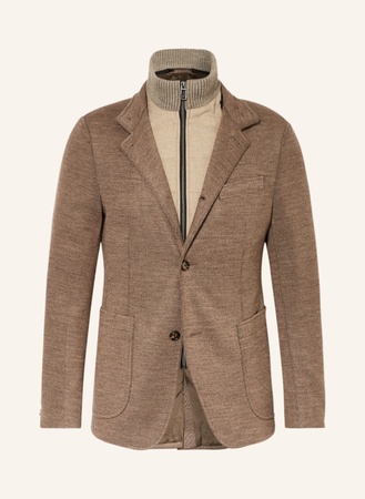 Joop!  Stricksakko Hectar Slim Fit Mit Abnehmbarer Blende beige