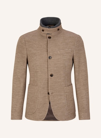 Joop!  Stricksakko Hectar Slim Fit Mit Abnehmbarer Blende beige