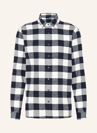 Juvia Flanellhemd Ove Regular Fit blau