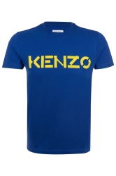 Kenzo Herren T-Shirt Classic Logo Blau blau