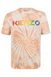 Kenzo Herren T-Shirt Logo Relaxed Orange