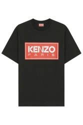 Kenzo Herren T-Shirt Paris Classic Schwarz schwarz