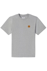 Kenzo Herren T-Shirt Tiger Crest Natur Grau meliert grau