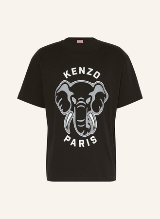 Kenzo  Oversized-Shirt schwarz beige