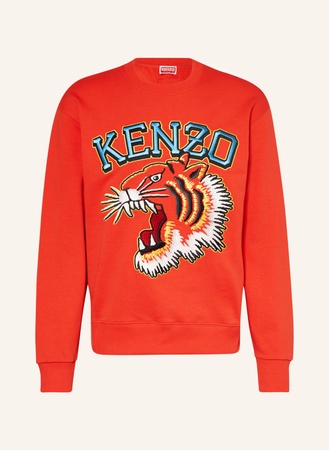 Kenzo  Sweatshirt Tiger Varsity rot beige