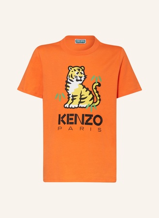 Kenzo  T-Shirt Tiger orange beige
