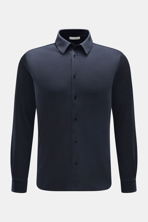 Kiefermann  - Herren - Jersey-Hemd 'Pius' Kent-Kragen navy