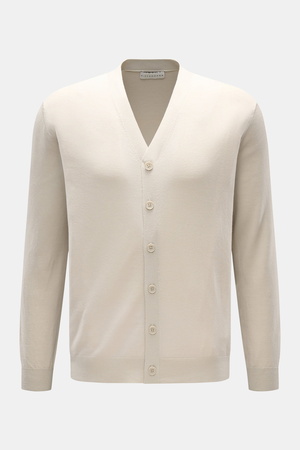 Kiefermann  - Herren - Merino Cardigan 'Tadeusz' sand
