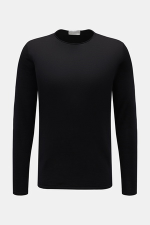 Kiefermann  - Herren - Merino Feinstrick-Pullover 'Benjaminn' schwarz