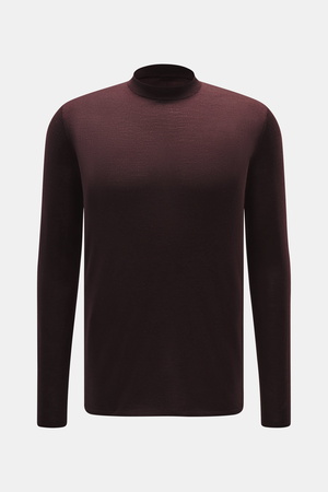 Kiefermann  - Herren - Merino Feinstrick-Pullover 'Malt' bordeaux