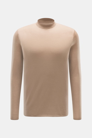 Kiefermann  - Herren - Merino Feinstrick-Pullover 'Malt' hellbraun