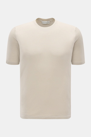 Kiefermann  - Herren - Merino Kurzarmpullover 'Georgs' beige