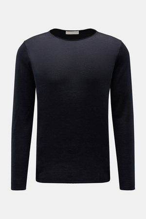 Kiefermann  - Herren - Merino Rundhalspullover 'Benjamin' dark navy