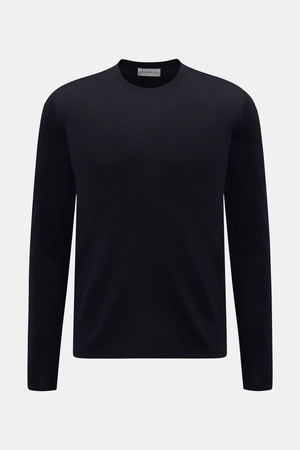 Kiefermann  - Herren - Merino Rundhalspullover 'Marleys' navy