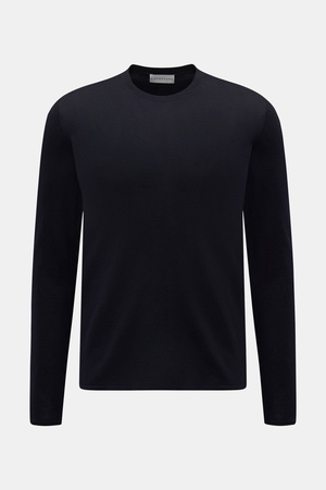Kiefermann  - Herren - Merino Rundhalspullover 'Marleys' navy