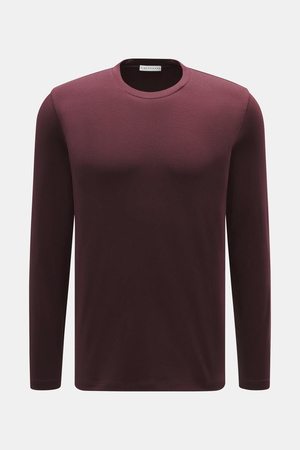 Kiefermann  - Herren - Rundhals-Longsleeve 'Alberts' bordeaux