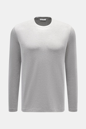 Kiefermann  - Herren - Rundhals-Longsleeve 'Alberts' grau meliert